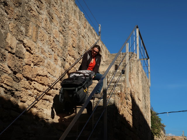 Sabine auf den Murades d'Alc&uacute;dia (29. Nov.)