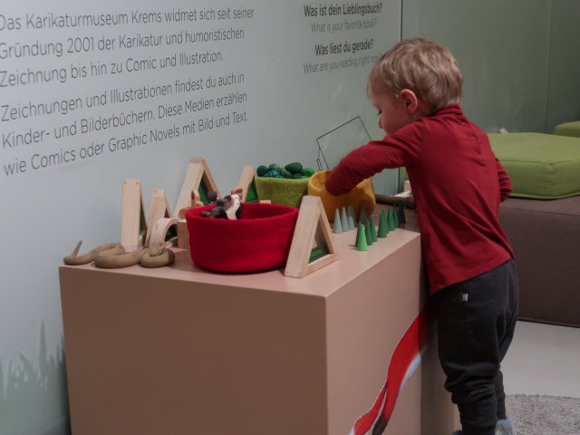 Nils in der Sonderausstellung 'Gr&uuml;ffelo & Co'