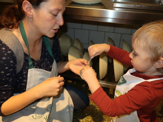 Sabine und Nils in der Goldenen Backstube