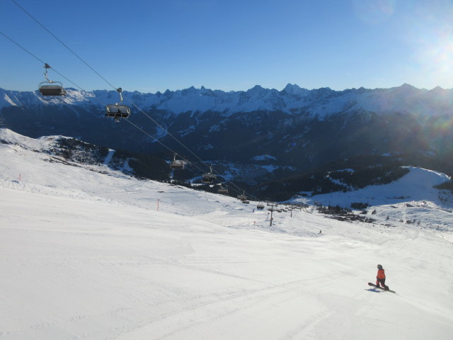 Planseggbahn von der Planseggabfahrt aus (13. Dez.)