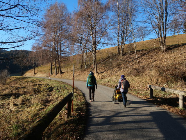Ursa und Sabine zwischen Breitenstein und Orthof
