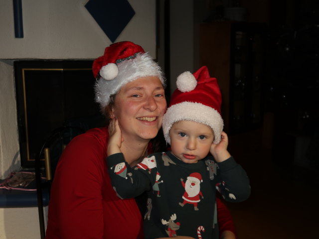 Sabine und Nils im Haus meiner Eltern (24. Dez.)