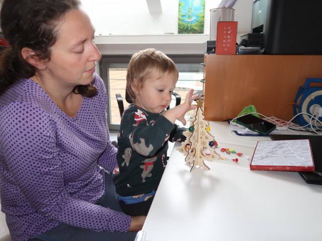 Sabine und Nils  in unserer Wohnung (25. Dez.)