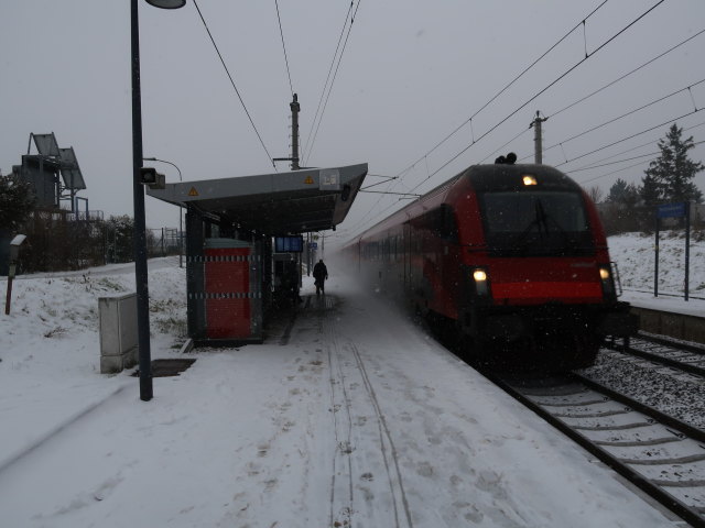 RJ 751 im Bahnhof Perchtoldsdorf (10. J&auml;n.)