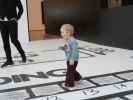 Nils in der Sonderausstellung 'Helmut Lang - S&eacute;ance de Travail 1986-2005'