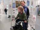 Nils und Sabine in der Dauerausstellung