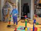 Nils in Brigittes Wohnung