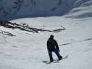 Markus auf der Schindlerkar-Steilhang-Skiroute