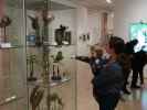 Nils und Sabine in der Ausstellung 'Flower Power - Eine Kulturgeschichte der Pflanzen'