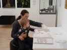Sabine und Nils in der Ausstellung 'Flower Power - Eine Kulturgeschichte der Pflanzen'