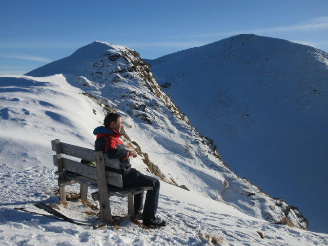 Ich zwischen Gipfelbahn und Schwarzwand