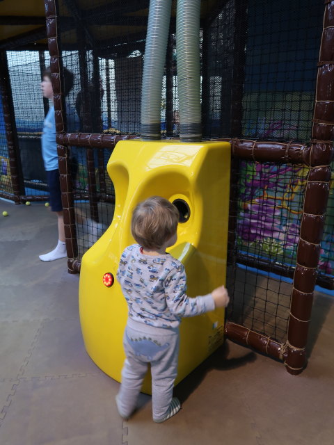 Nils in der Piraten-Softball-Anlage