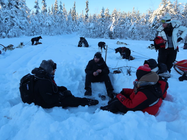 Markus zwischen Sautusj&auml;rvi und V&auml;kk&auml;r&auml;j&auml;rvi (21. Feb.)