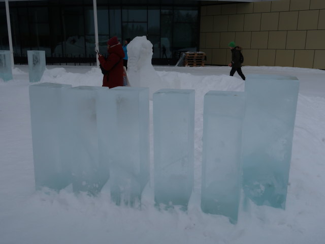 beim Kiruna Stadshus (22. Feb.)