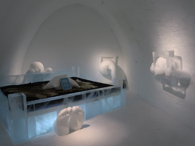 Art Suite 'There Is No One Here' im Icehotel 36 in Jukkasj&auml;rvi (23. Feb.)