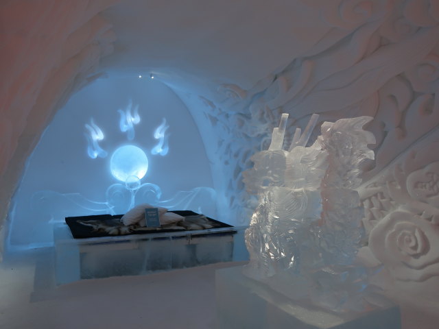 Art Suite 'Dragon of Icehotel' im Icehotel 36 in Jukkasj&auml;rvi (23. Feb.)