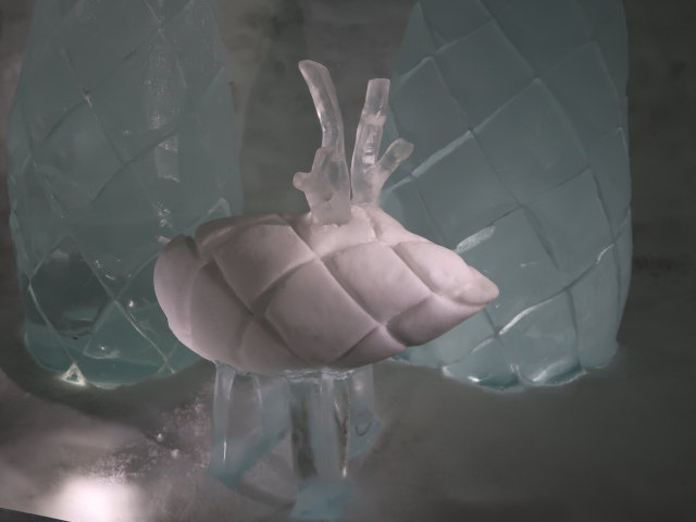 Art Suite 'Strobilus Land' im Icehotel 365 in Jukkasj&auml;rvi (23. Feb.)