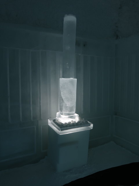Art Suite 'Sauna' im Icehotel 365 in Jukkasj&auml;rvi (23. Feb.)