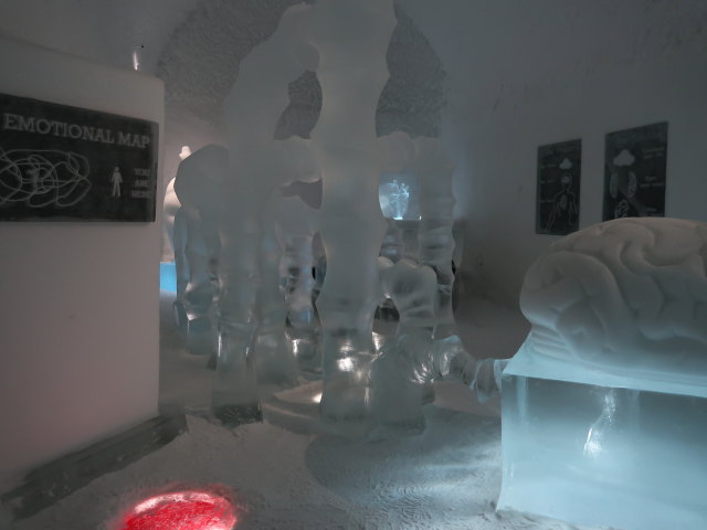 Art Suite 'You are Here' im Icehotel 365 in Jukkasj&auml;rvi (23. Feb.)