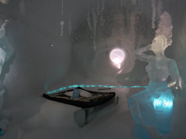 Deluxe Suite 'Hang Loose' im Icehotel 365 in Jukkasj&auml;rvi (23. Feb.)