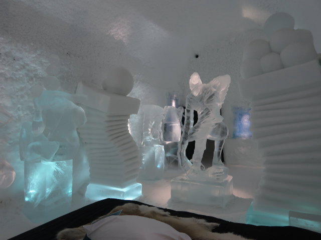 Deluxe Suite 'Hang Loose' im Icehotel 365 in Jukkasj&auml;rvi (23. Feb.)