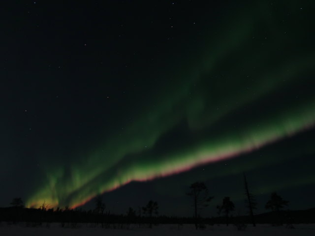 zwischen Jukkasj&auml;rvi und V&auml;kk&auml;r&auml;j&auml;rvi (23. Feb.)