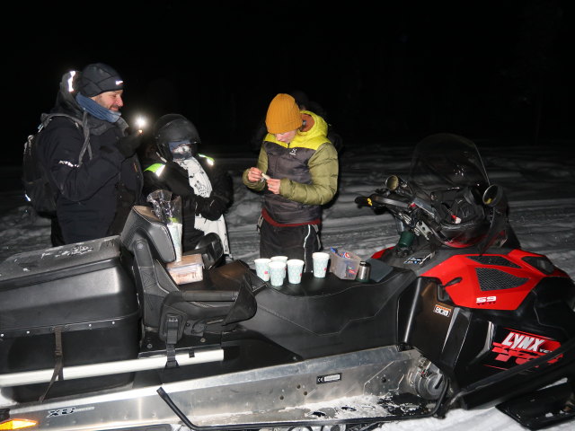 zwischen Jukkasj&auml;rvi und V&auml;kk&auml;r&auml;j&auml;rvi (23. Feb.)
