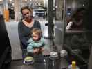 Sabine und Nils in der Sonderausstellung 'More than Recycling'
