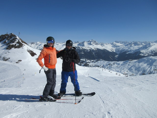 Ich und Markus auf der Piste 45