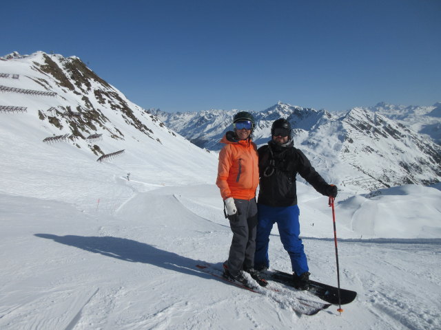 Ich und Markus auf der Piste 10