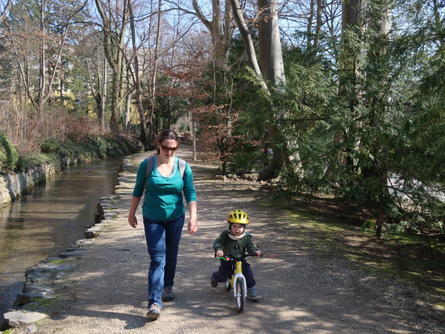 Sabine und Nils im Doblhoffpark