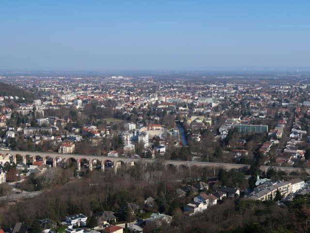 Baden von der Ruine Rauheneck aus