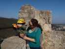Nils und Sabine in der Ruine Rauheneck, 363 m