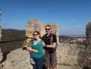 Nils, Sabine und ich in der Ruine Rauheneck, 363 m