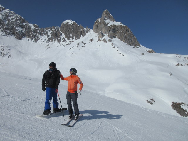Markus und ich auf der Muggengrat-Z&uuml;rsersee-Piste