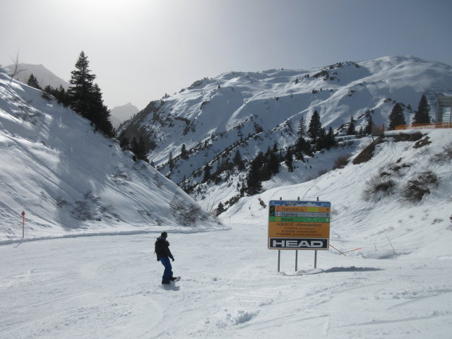 Markus auf der Zugertobel-Skiroute