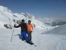 Markus und ich auf der Muggengrat-Z&uuml;rsersee-Piste