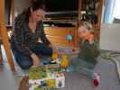 Sabine und Nils in unserer Wohnung