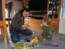 Sabine und Nils in unserer Wohnung