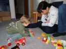 Nils, Birgit und Mario in unserer Wohnung