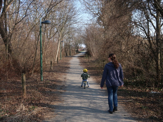 Nils und Sabine zwischen M&uuml;hlweg und Marchfeldkanal