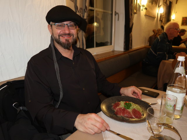 Markus im Restaurant Tiroler Stube (15. M&auml;rz)