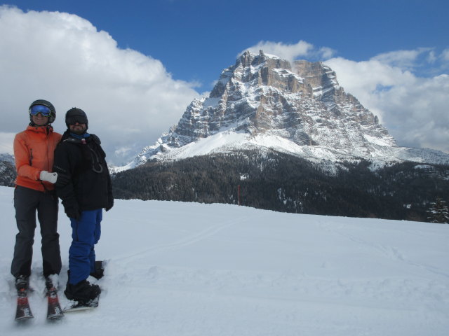 Ich und Markus am Col di Dof, 1.917 m (16. M&auml;rz)