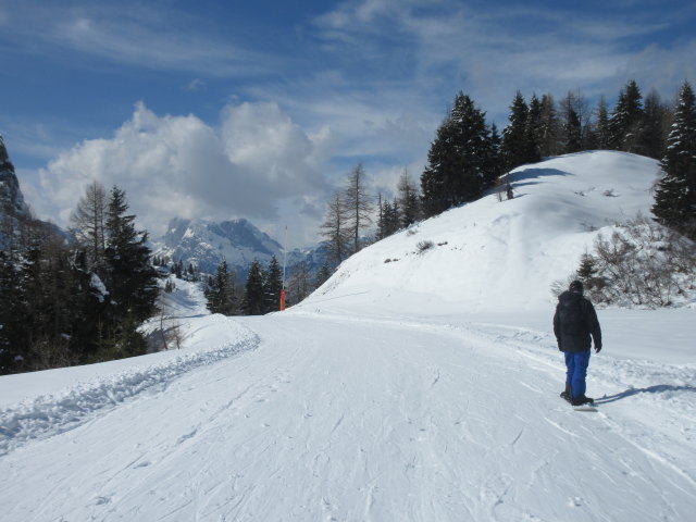 Markus auf der Piste 'Forcella Alleghe' (16. M&auml;rz)