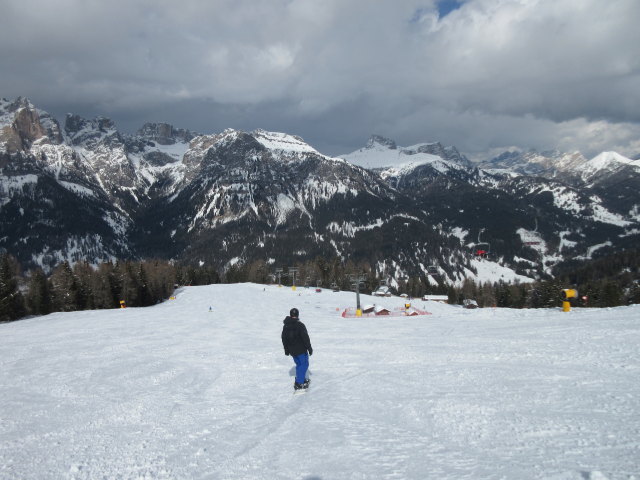 Markus auf der Piste 'Le Ciaune' (16. M&auml;rz)