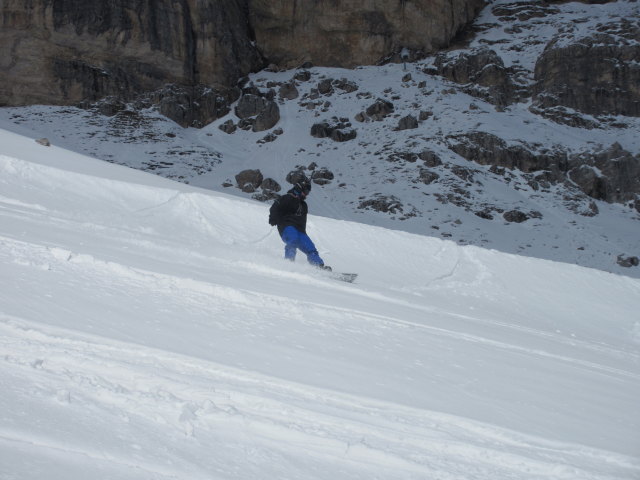 Markus neben der Piste 'Canalone' (17. M&auml;rz)