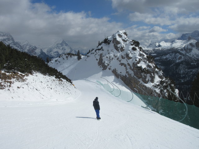 Markus auf der Piste 'Tofanina' (17. M&auml;rz)