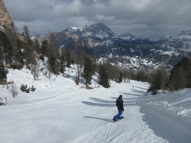 Markus auf der Piste 'Tofanina' (17. M&auml;rz)