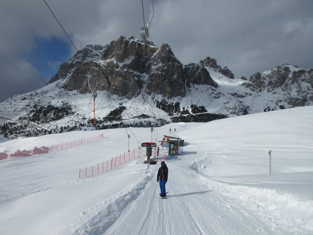 Markus im Skilift 'Col Gallina' (17. M&auml;rz)