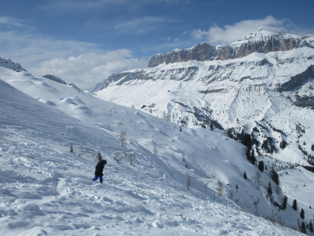 Markus neben der Piste 'Fodoma' (18. M&auml;rz)